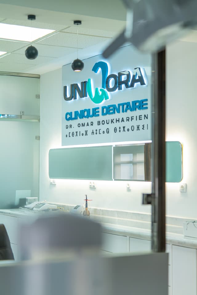 Happy dental patient
